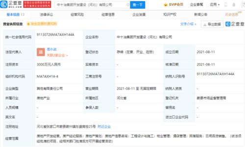 中國黃金集團關聯公司參股成立新公司，業務拓展至房地產開發與咨詢